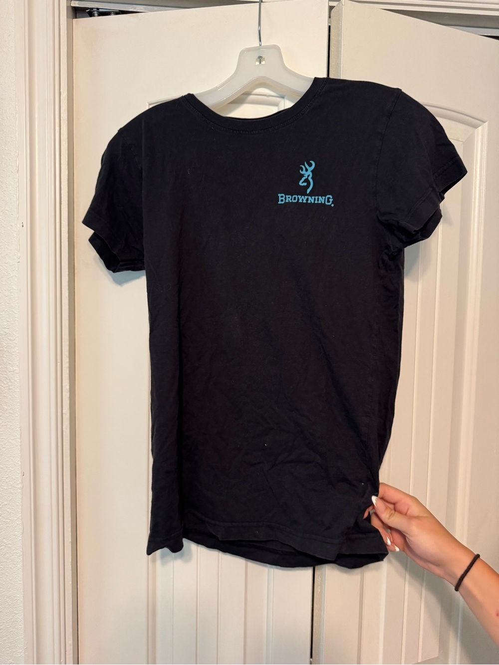 Browning Black Shirt with Gold Logo Tag